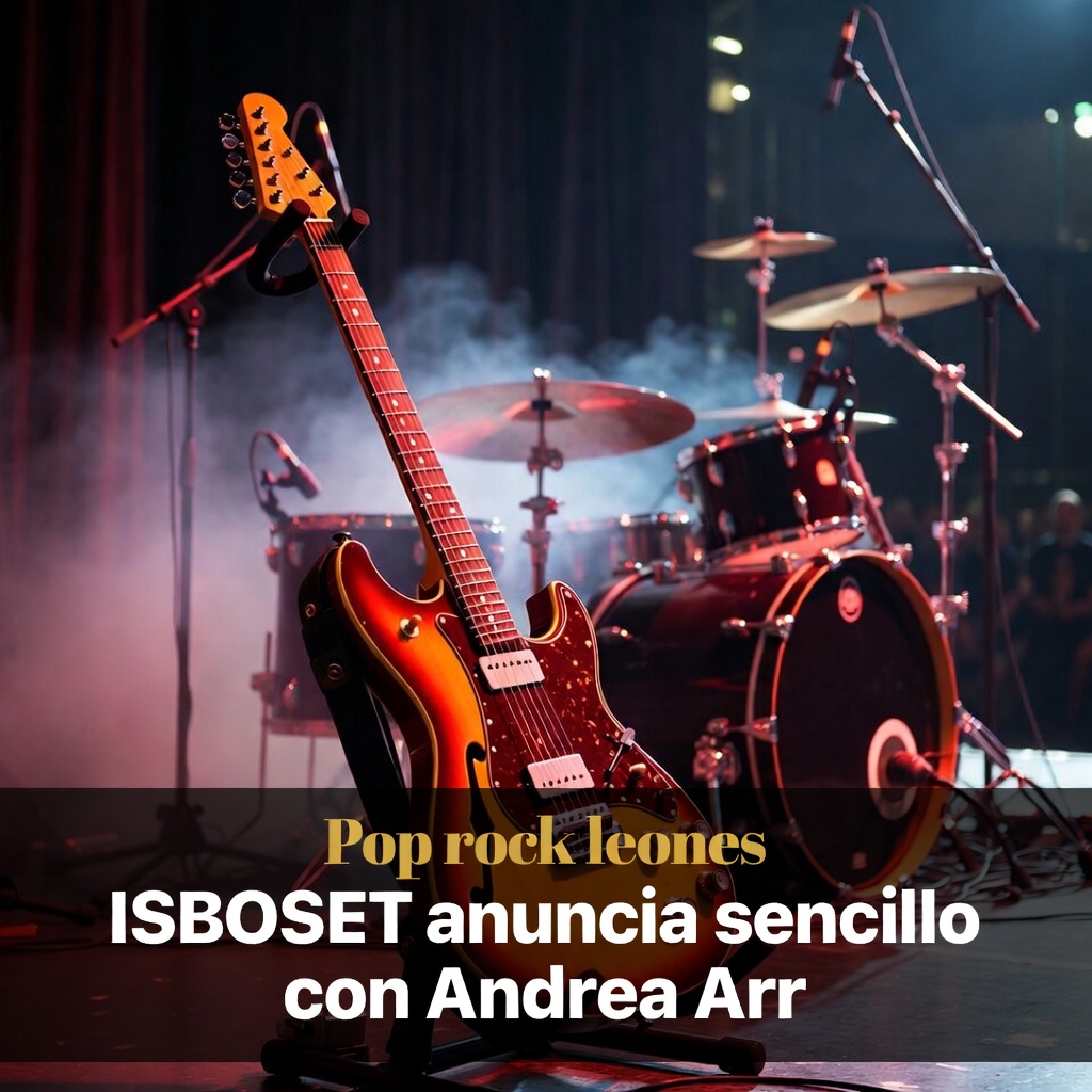 Pop rock leones: ISBOSET anuncia sencillo con Andrea Arr