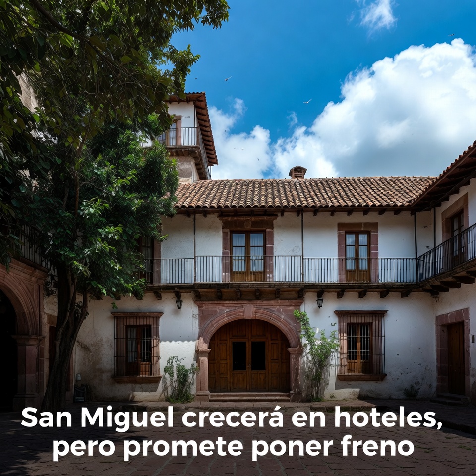 San Miguel crecerá en hoteles, pero promete poner freno