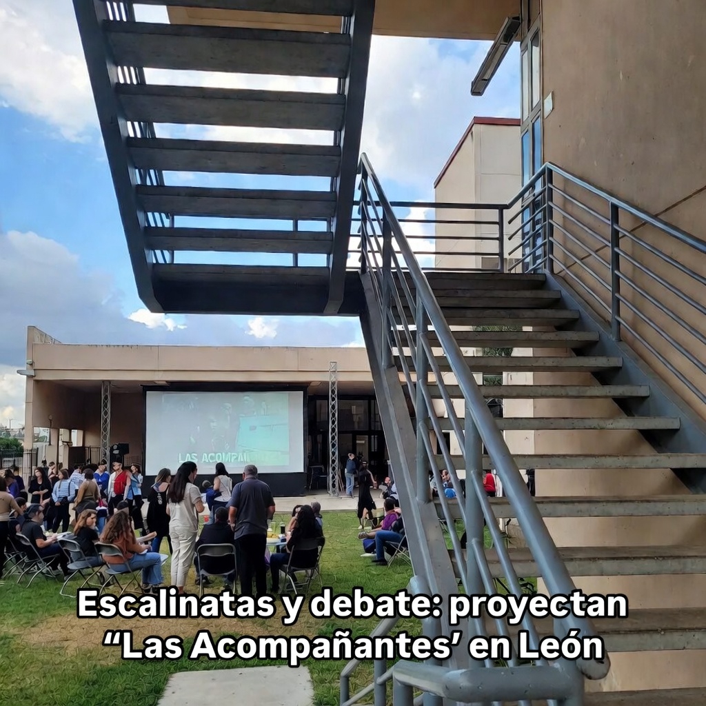 «Escalinatas y debate: proyectan ‘Las Acompañantes’ en León»