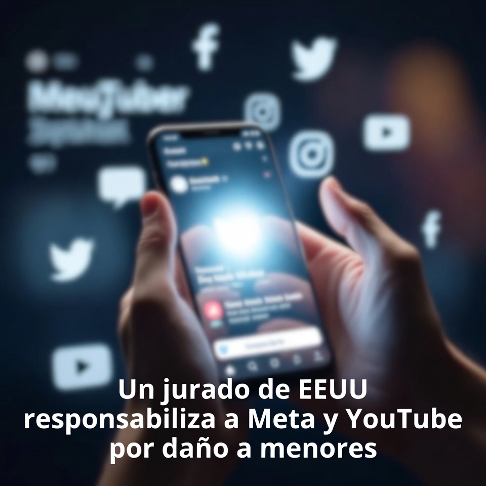 Jurado de EEUU falla contra Meta y YouTube
