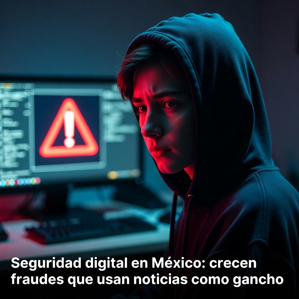 Seguridad digital en México: crecen fraudes que usan noticias como gancho