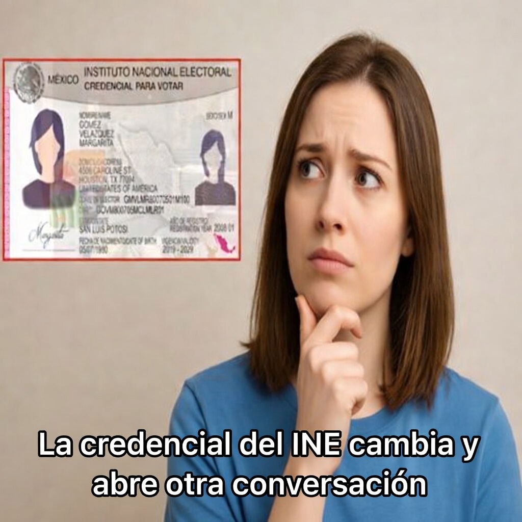 «La credencial del INE cambia y abre otra conversación»