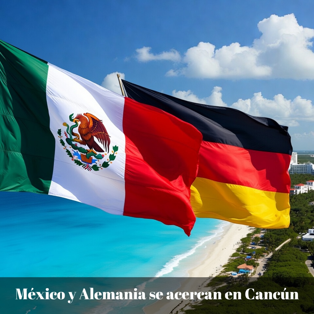 México y Alemania se acercan en Cancún