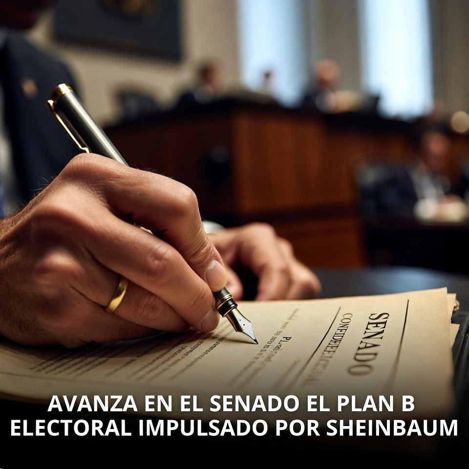 Senado encamina el plan electoral de Sheinbaum