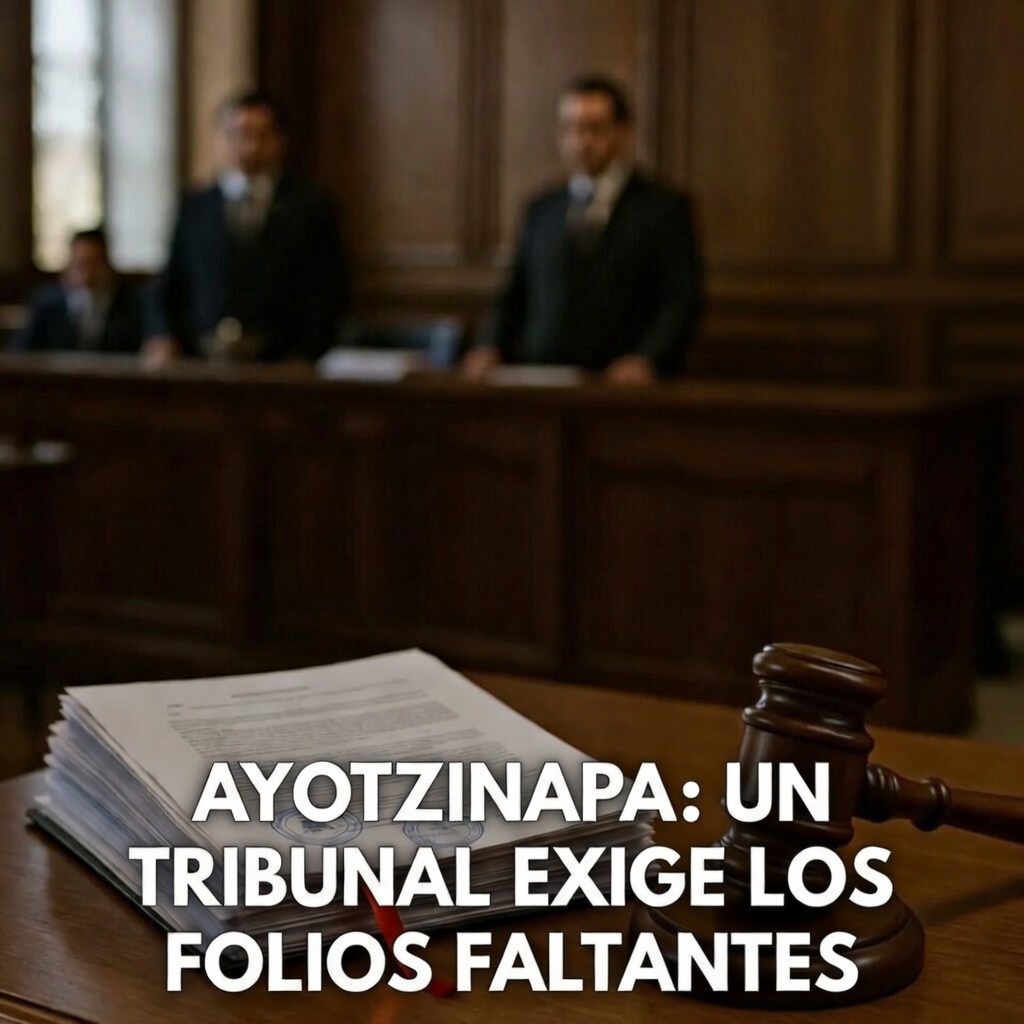 AYOTZINAPA: UN TRIBUNAL EXIGE LOS FOLIOS FALTANTES