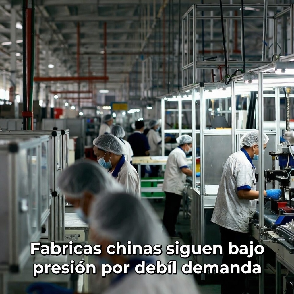 Fabricas chinas siguen bajo presion por debil demanda