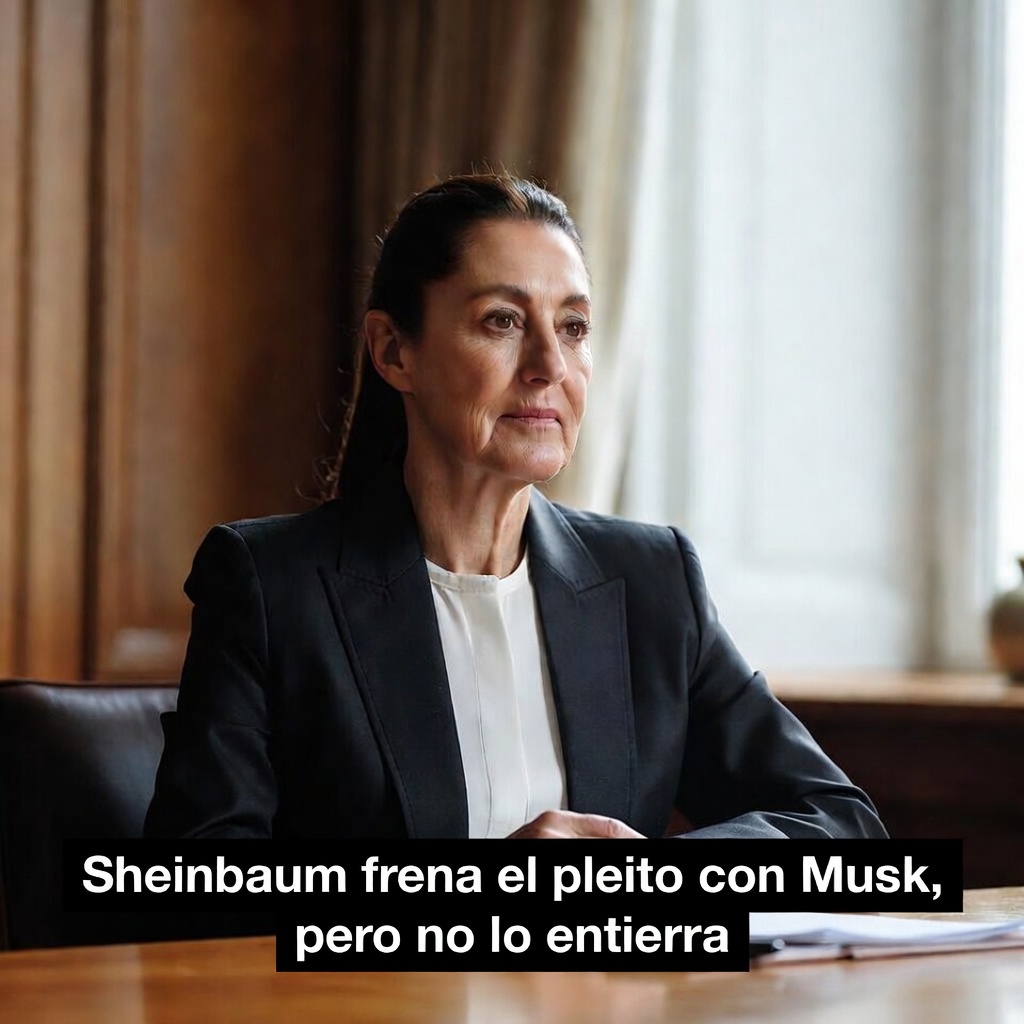 Sheinbaum frena demanda contra Musk, pero mantiene alerta