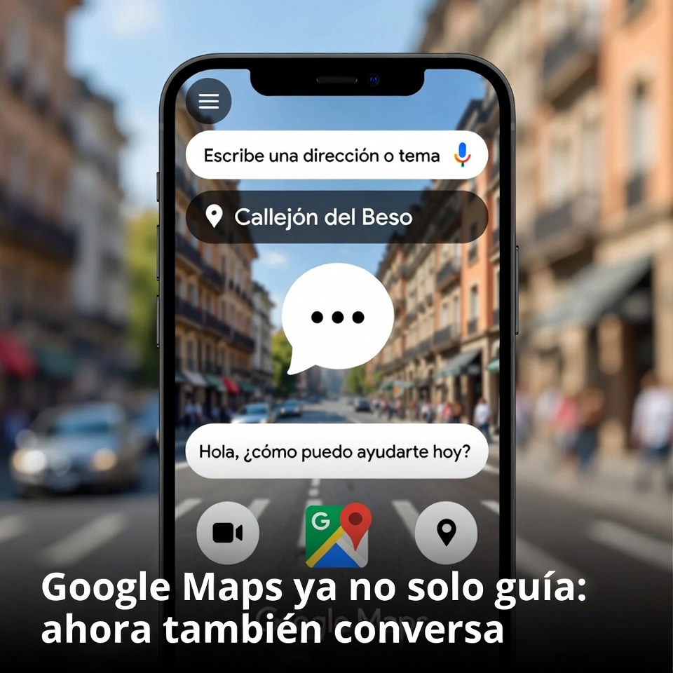 «Google Maps ya no solo guía: ahora también conversa»