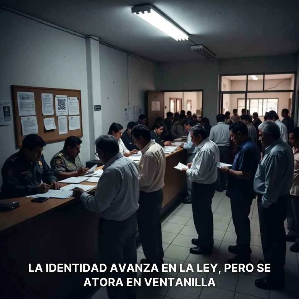 La identidad avanza en la ley, pero se atora en ventanilla
