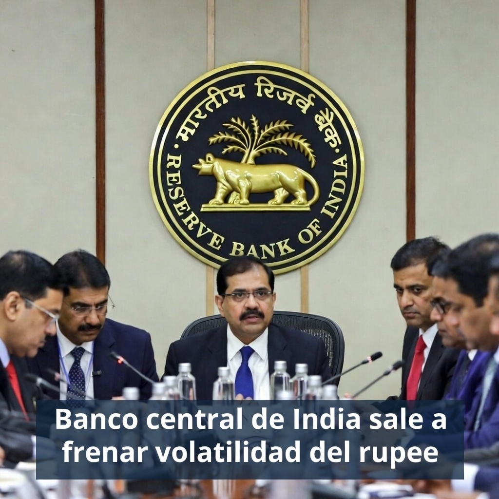 Banco central de India sale a frenar volatilidad del rupee