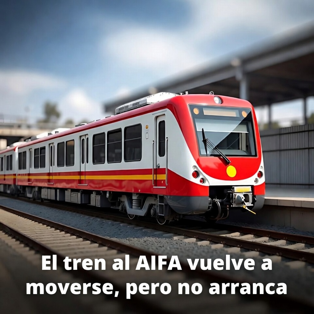 El tren al AIFA vuelve a moverse, pero no arranca