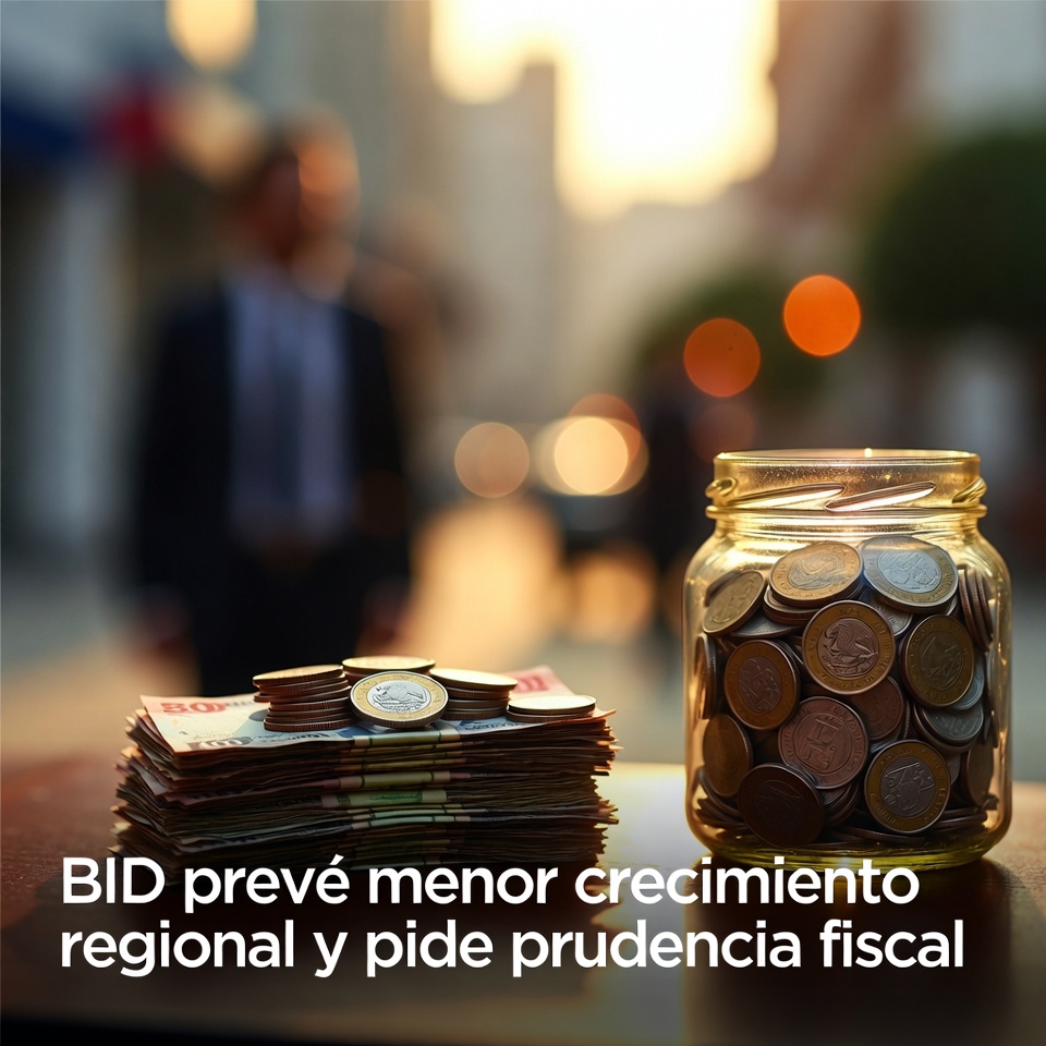 BID prevé menor crecimiento regional y pide prudencia fiscal