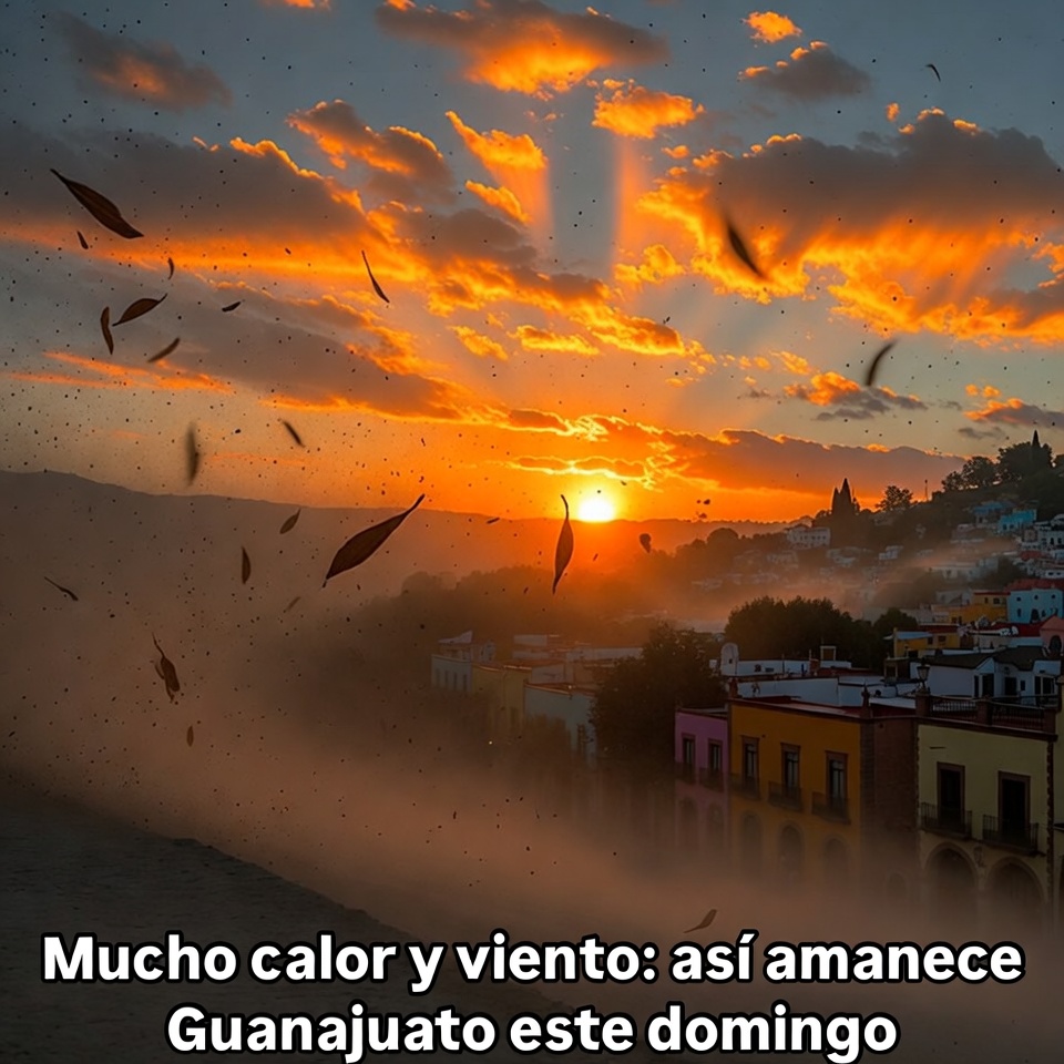 Mucho calor y viento: así amanece Guanajuato este domingo