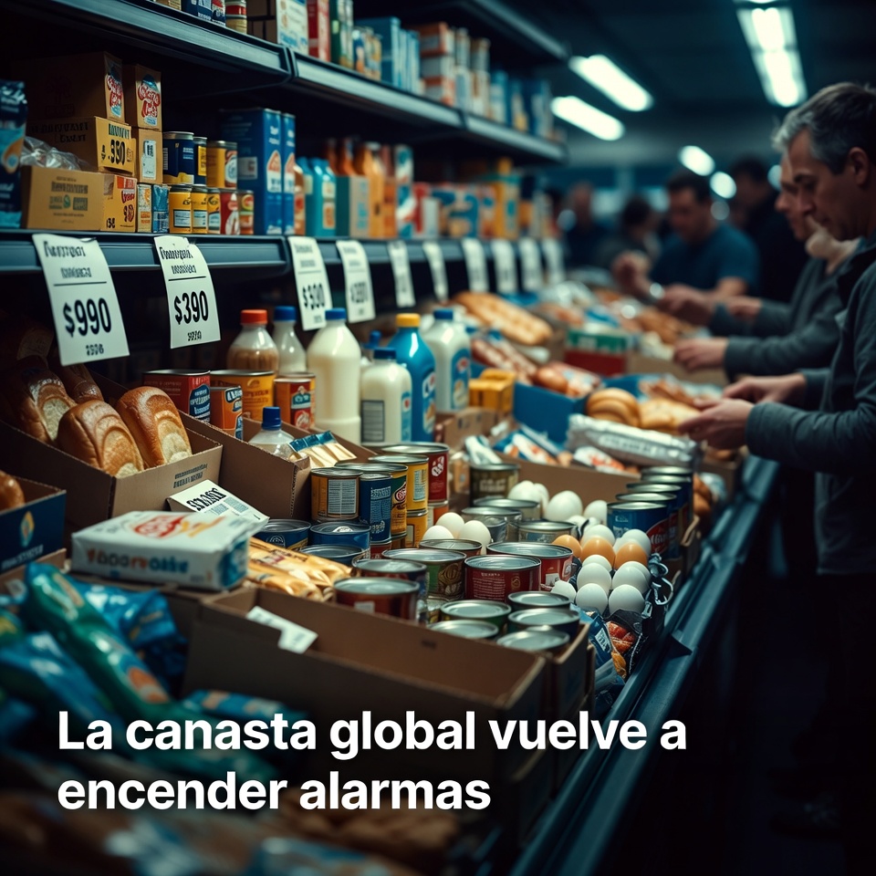 La canasta global vuelve a encender alarmas