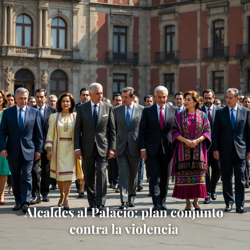 Alcaldes al Palacio: plan conjunto contra la violencia