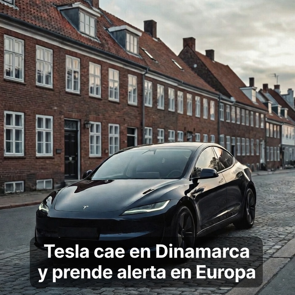 Tesla cae en Dinamarca y prende alerta en Europa