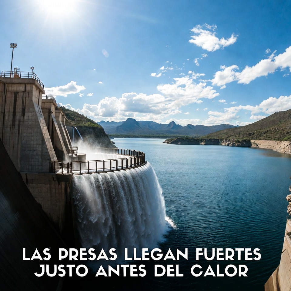 Las presas llegan fuertes justo antes del calor