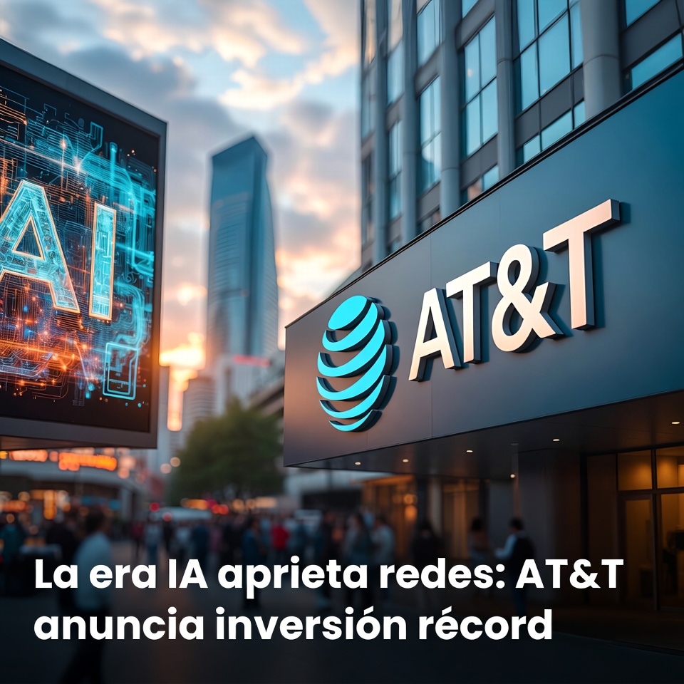 «La era IA aprieta redes: AT&T anuncia inversión récord»