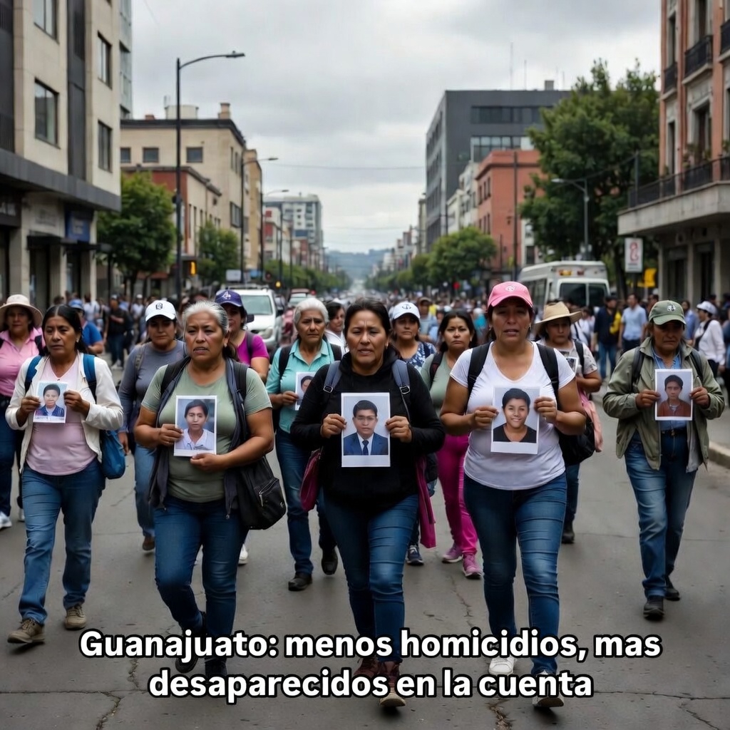 Guanajuato: menos homicidios, mas desaparecidos en la cuenta