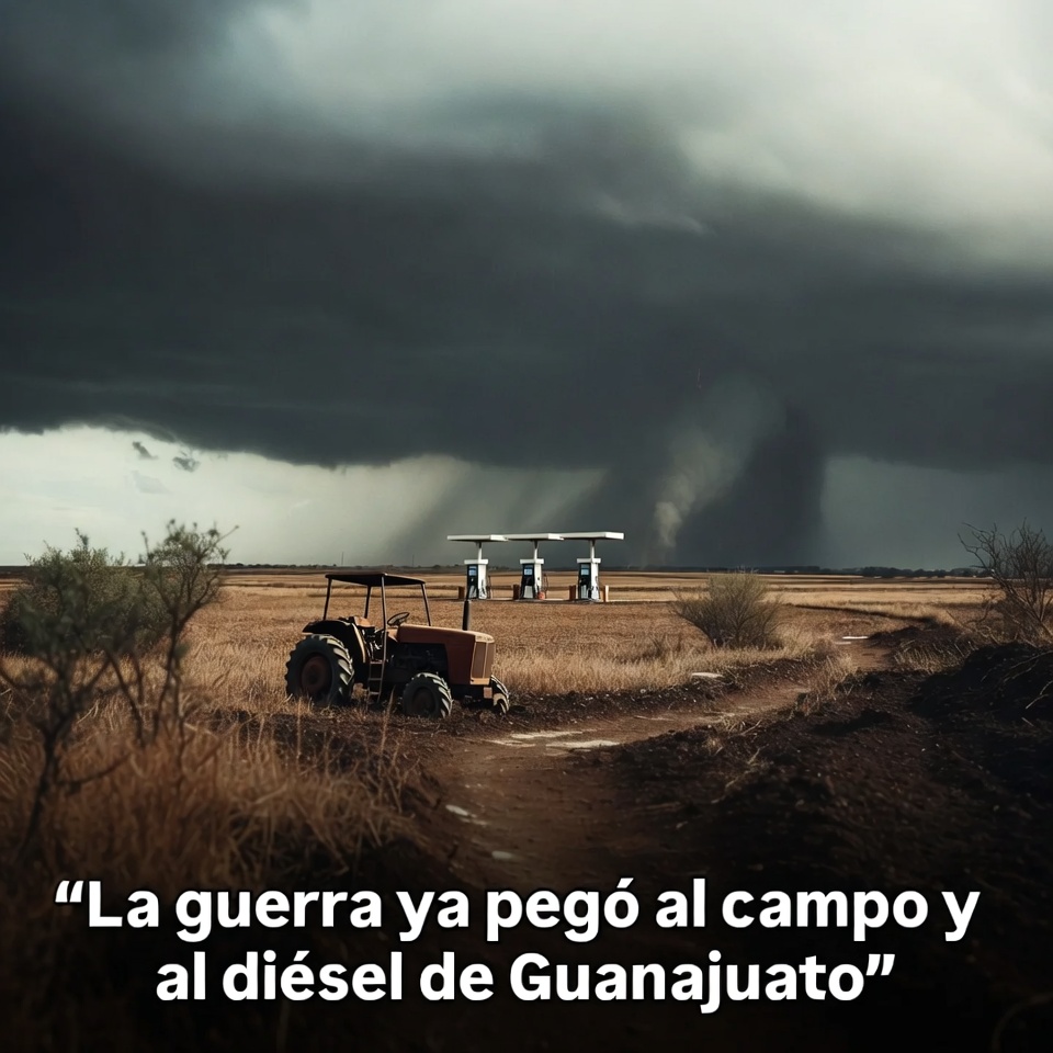 La guerra ya pegó al campo y al diésel de Guanajuato