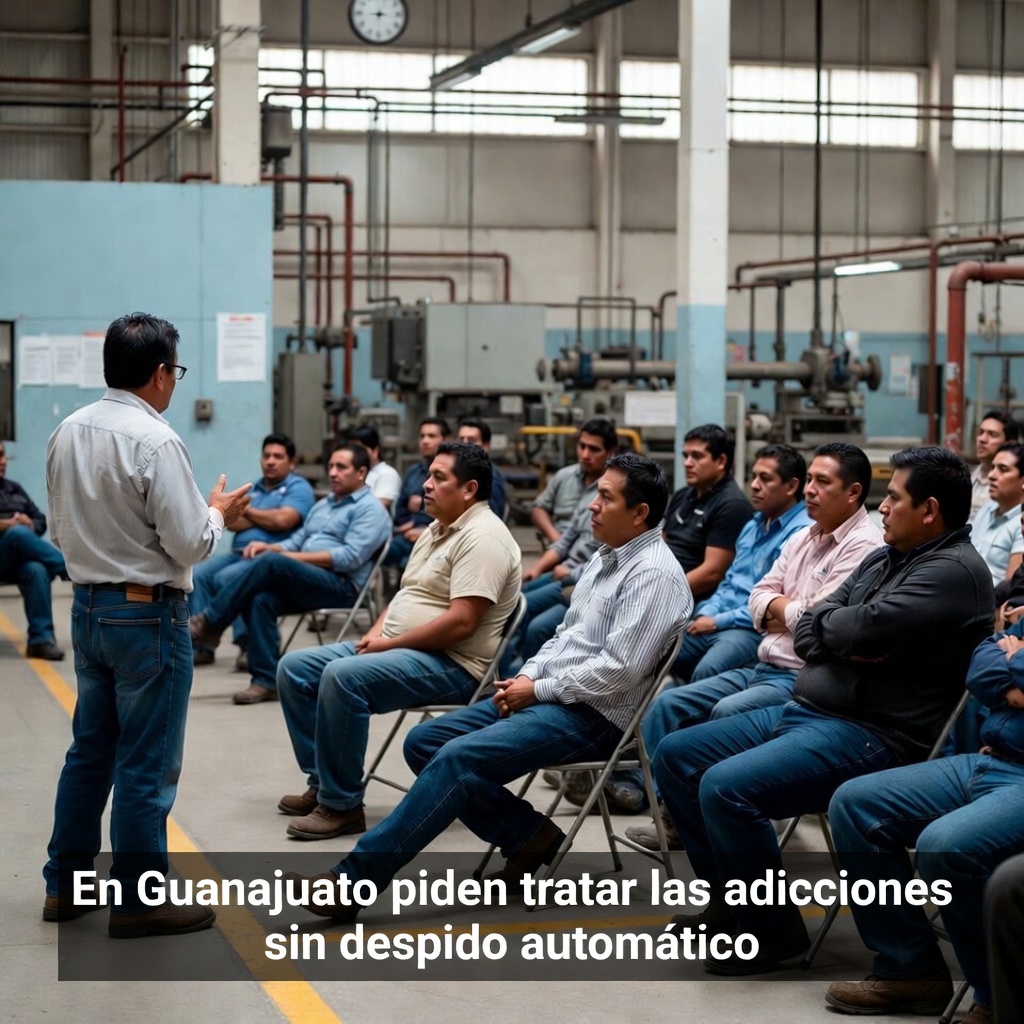En Guanajuato piden tratar las adicciones sin despido automático