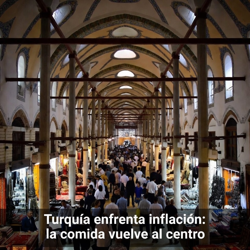 Turquía enfrenta inflación: la comida vuelve al centro