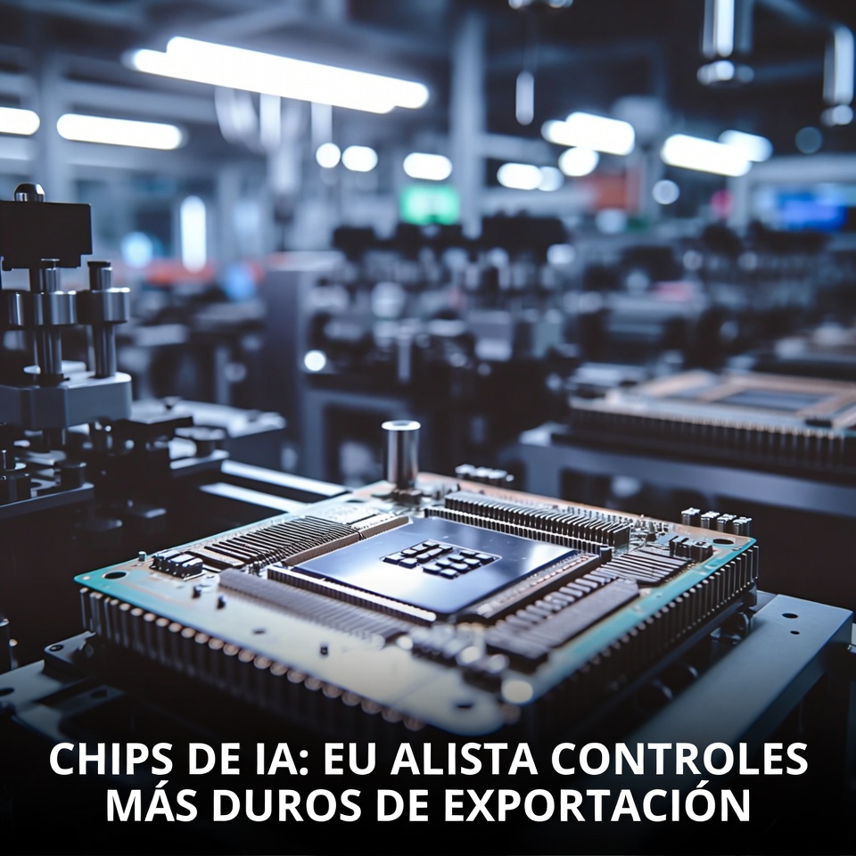 CHIPS DE IA: EU ALISTA CONTROLES MAS DUROS DE EXPORTACION