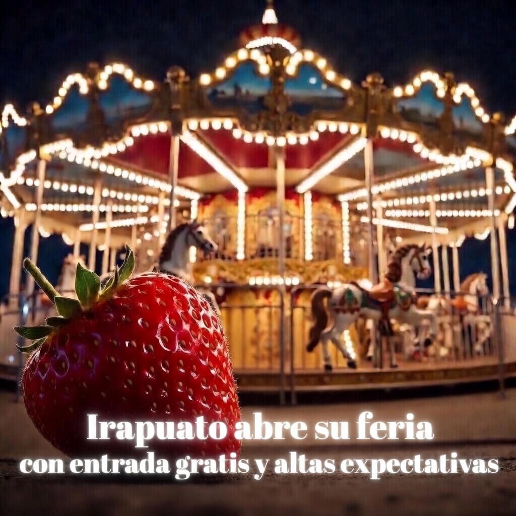 Irapuato abre Feria de las Fresas con acceso gratis