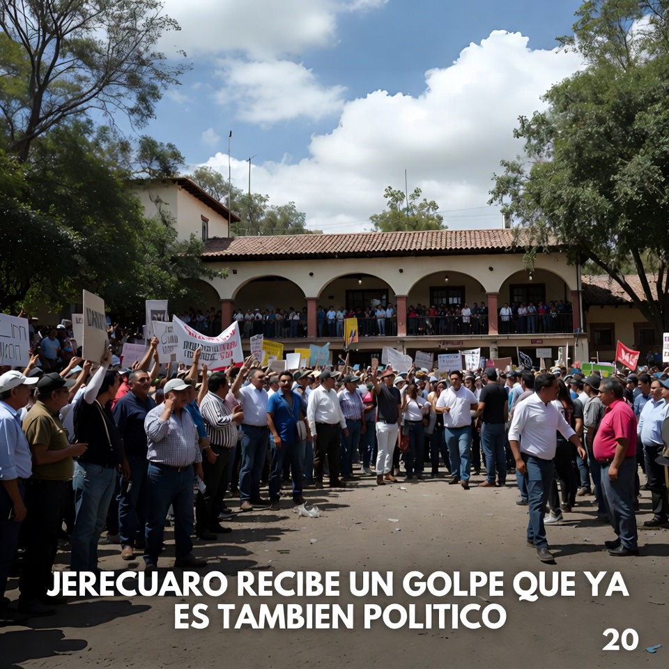 Jerécuaro recibe un golpe que ya es también político