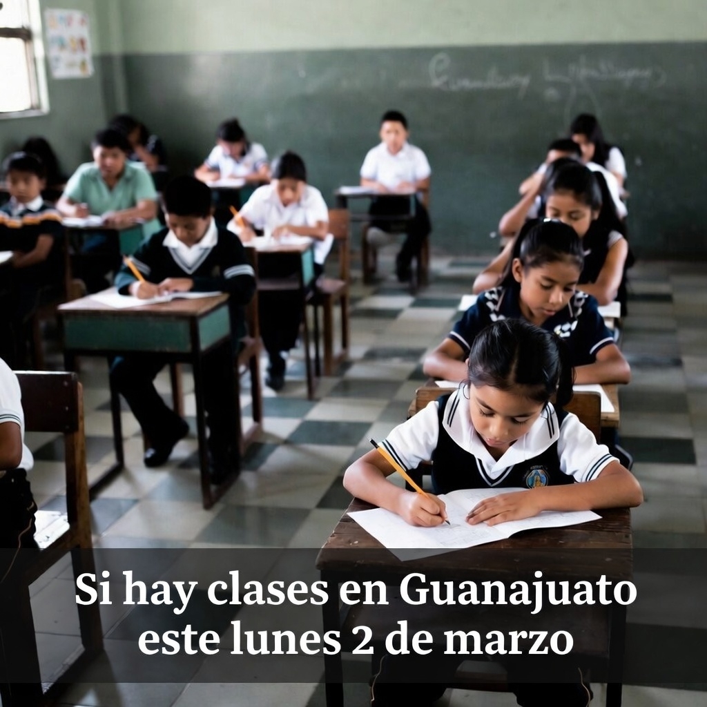 Si hay clases en Guanajuato este lunes 2 de marzo