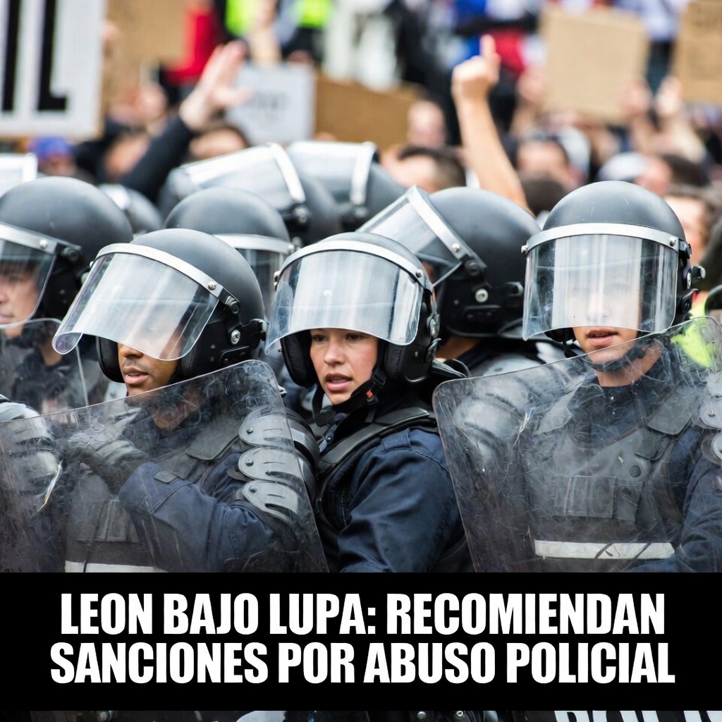 LEON BAJO LUPA: RECOMIENDAN SANCIONES POR ABUSO POLICIAL