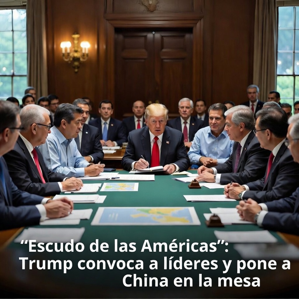 “Shield of the Americas”: Trump llama a líderes y pone a China en la mesa