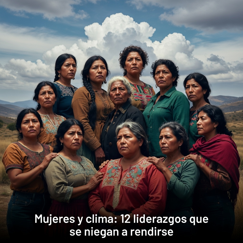 Mujeres y clima: 12 liderazgos que se niegan a rendirse