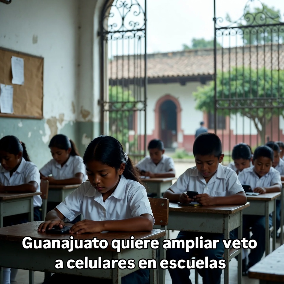 Guanajuato quiere ampliar veto a celulares en escuelas