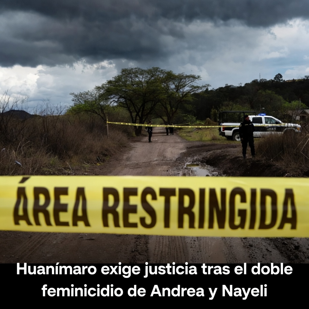 Huanímaro exige justicia tras el doble feminicidio de Andrea y Nayeli