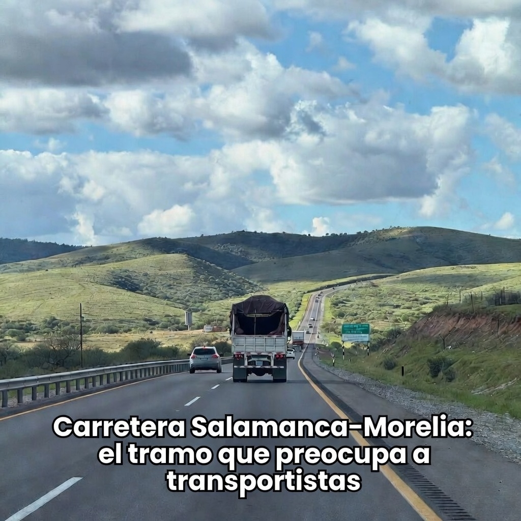 Carretera Salamanca–Morelia: el tramo que preocupa a transportistas