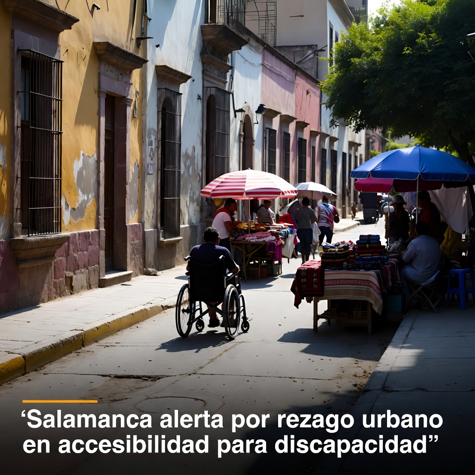 Salamanca alerta por rezago urbano en accesibilidad para discapacidad