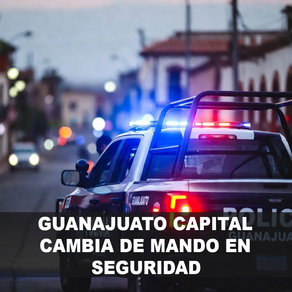 Guanajuato capital cambia de mando en seguridad