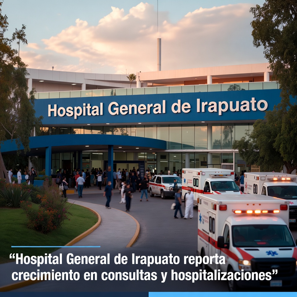 Hospital de Irapuato aumenta consultas y hospitalizaciones