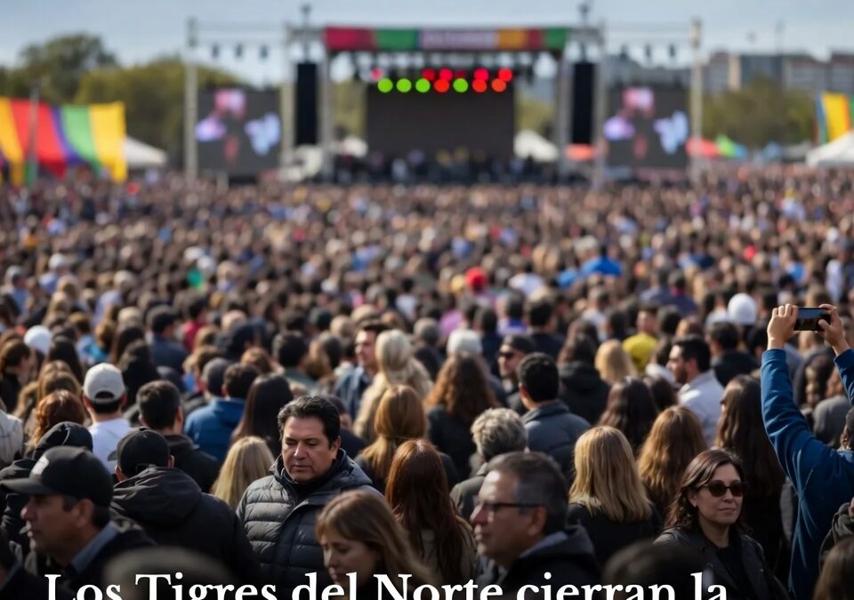 Los Tigres del Norte cierran la Feria de las Fresas con lleno total
