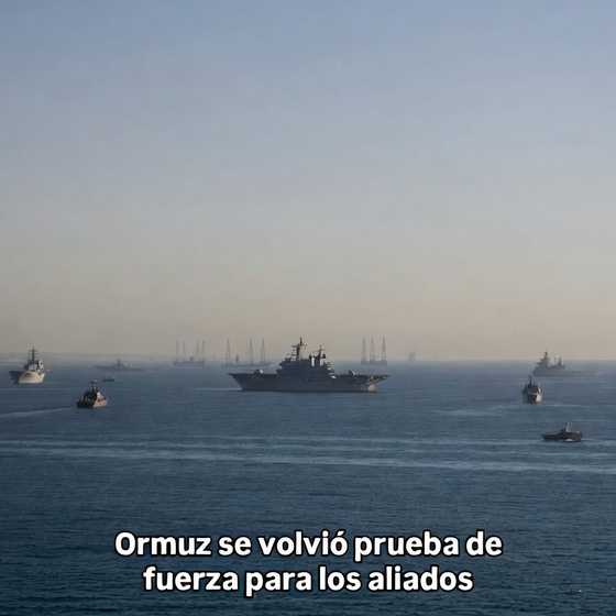 Ormuz se volvió prueba de fuerza para los aliados
