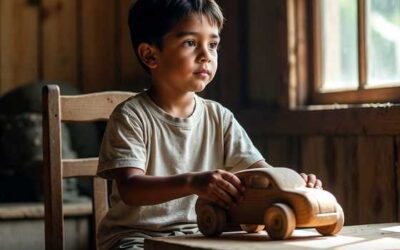 Mateo resiste con madera en tiempos de pantallas