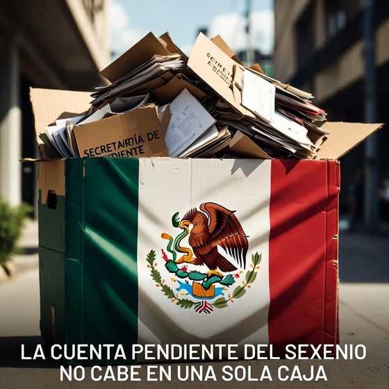 La cuenta pendiente del sexenio no cabe en una sola caja