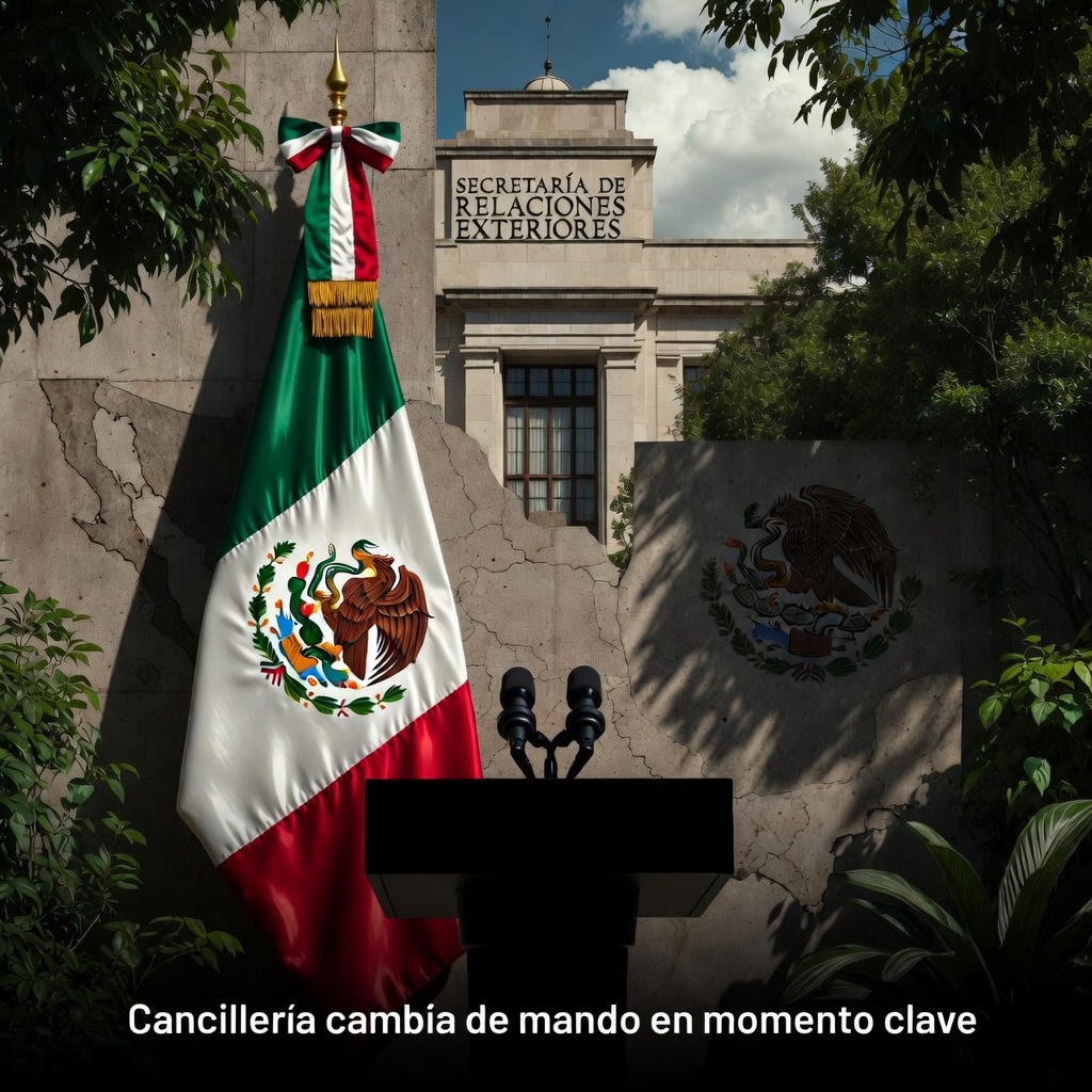 Cancillería cambia de mando en momento clave – México