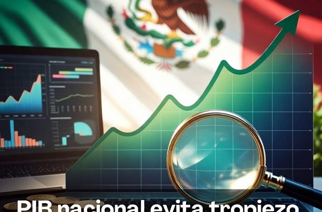 PIB nacional evita tropiezo y crece 0.2%