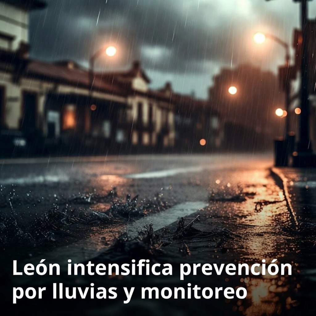 León refuerza prevención antes de las lluvias