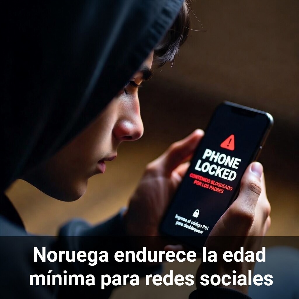 Noruega endurece la edad mínima para redes sociales