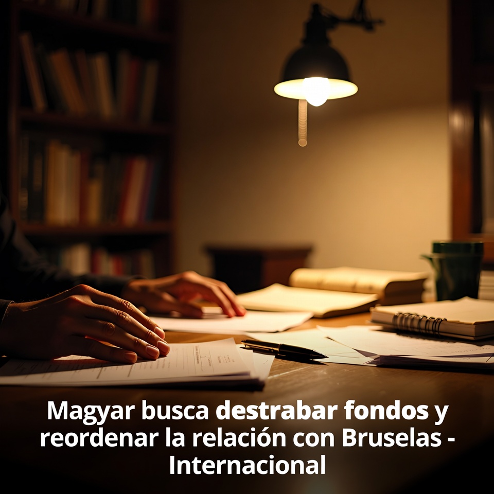 Magyar busca destrabar fondos y reordenar la relación con Bruselas
