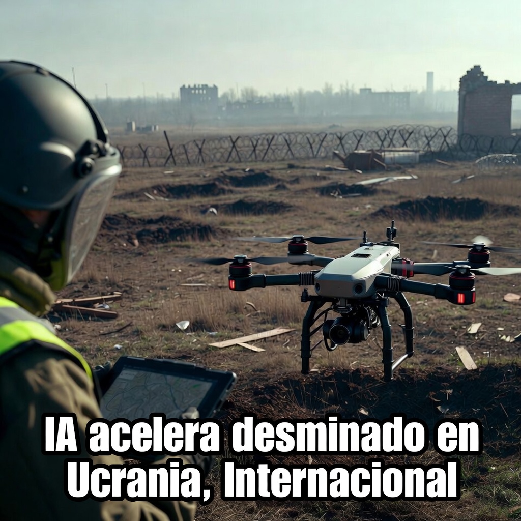 IA acelera desminado en Ucrania