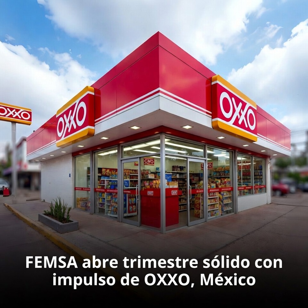 FEMSA abre trimestre sólido con impulso de OXXO